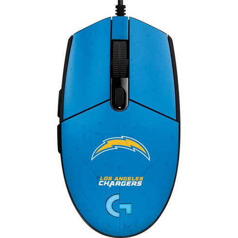 NFL Los Angeles Chargers - Alternate Distressed G203 Prodigy RGB Wired Gaming Mouse Skin